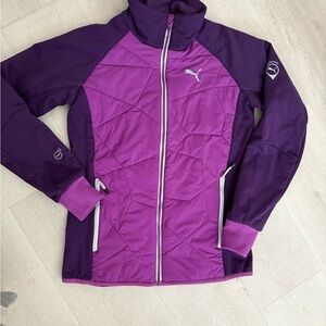 Puma Women's Two-Tone Purple Ski Jacket